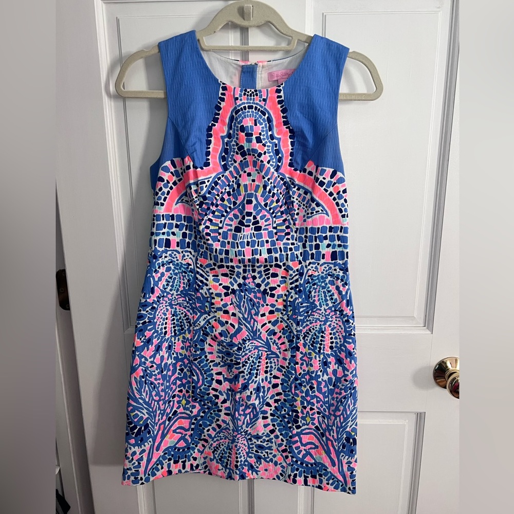 Lilly Pulitzer geometric shift dress